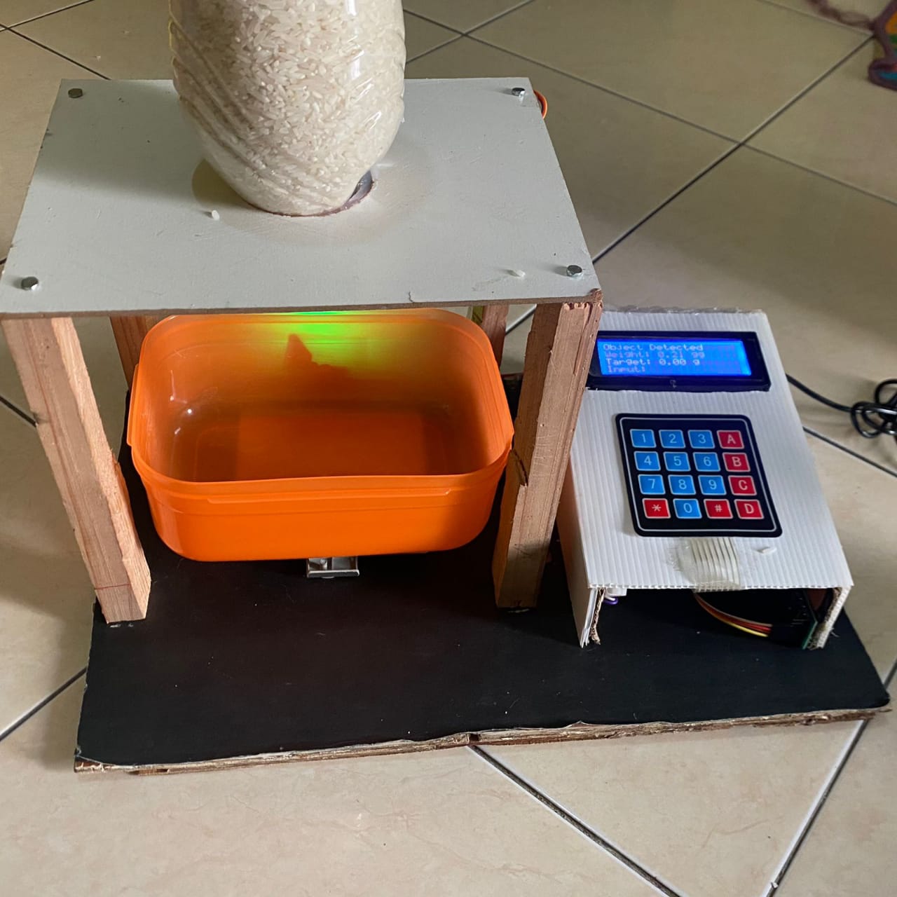Automatic Rice Weighing System